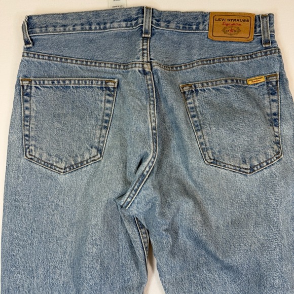 Levis Jeans Men 34X29 Blue Wash Regular Fit 100% Cotton Strauss - Picture 10 of 12